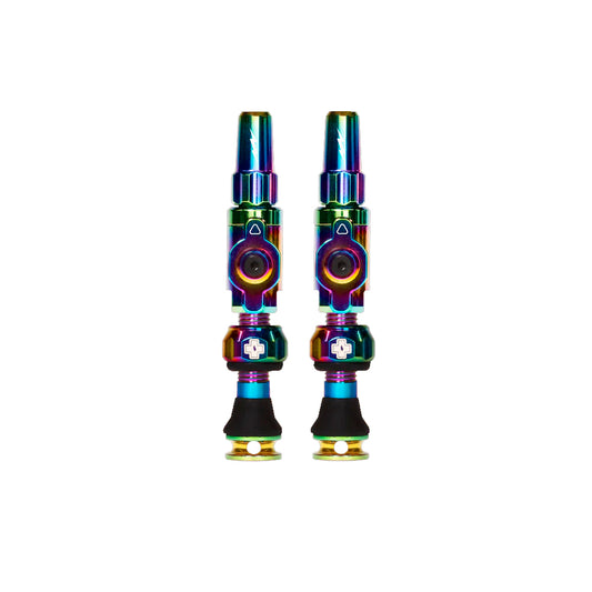 Kit Válvulas Tubeless Big Bore Lite Chica Iridiscente